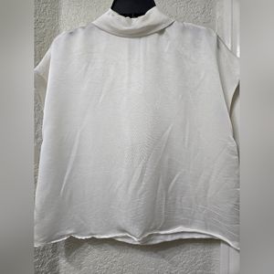 Zara satin effect top